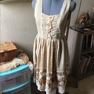 Japanese Victorian Style Floral Dress